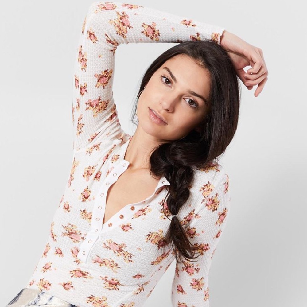 NWOT Free people Henley top size large